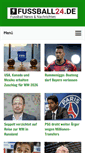 Mobile Screenshot of fussball24.de